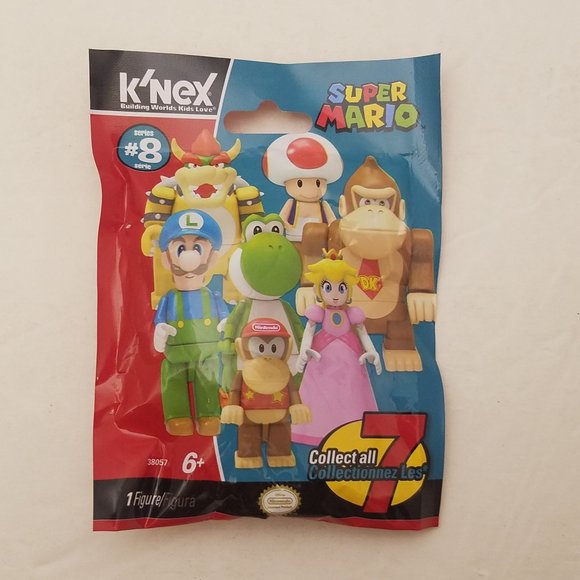 ❌SOLD❌Super Mario K'NEX SERIES 8 GREEN YOSHI Common 🆕 Unopened - Picture 1 of 3